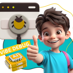 Тестирование & Vibe Debug. Охотники за багами - КИБЕРшкола программирования для детей, компьютерные курсы для школьников, начинающих и подростков - KIBERone г. Саратов